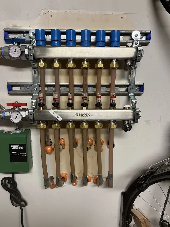 Plumber performing Water Heater Repair at a residential property in Ladysmith